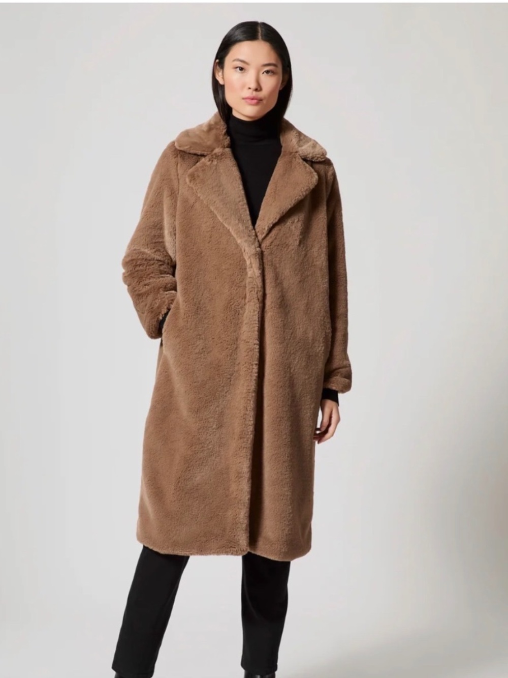 Adrienne Landau Delaney Teddy Coat size M